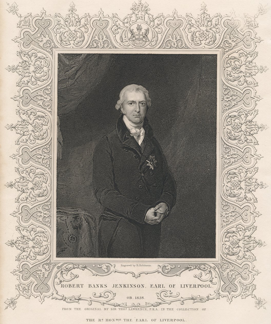 Robert Banks Jenkinson, 2. Liverpool Kontu by Thomas Lawrence