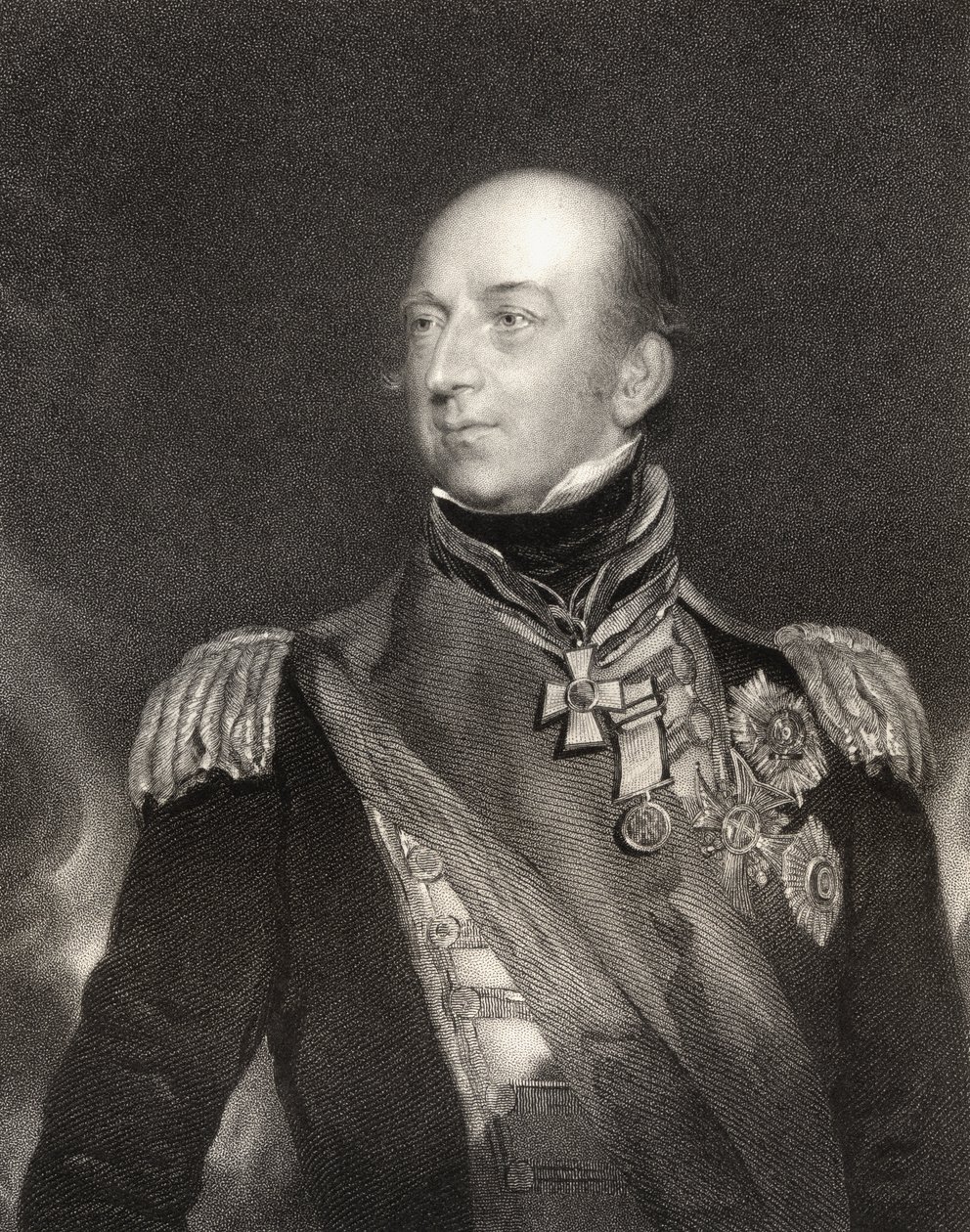 Sir Edward Codrington, İngiliz Amiral, J. Cochran (fl.1821-65), 