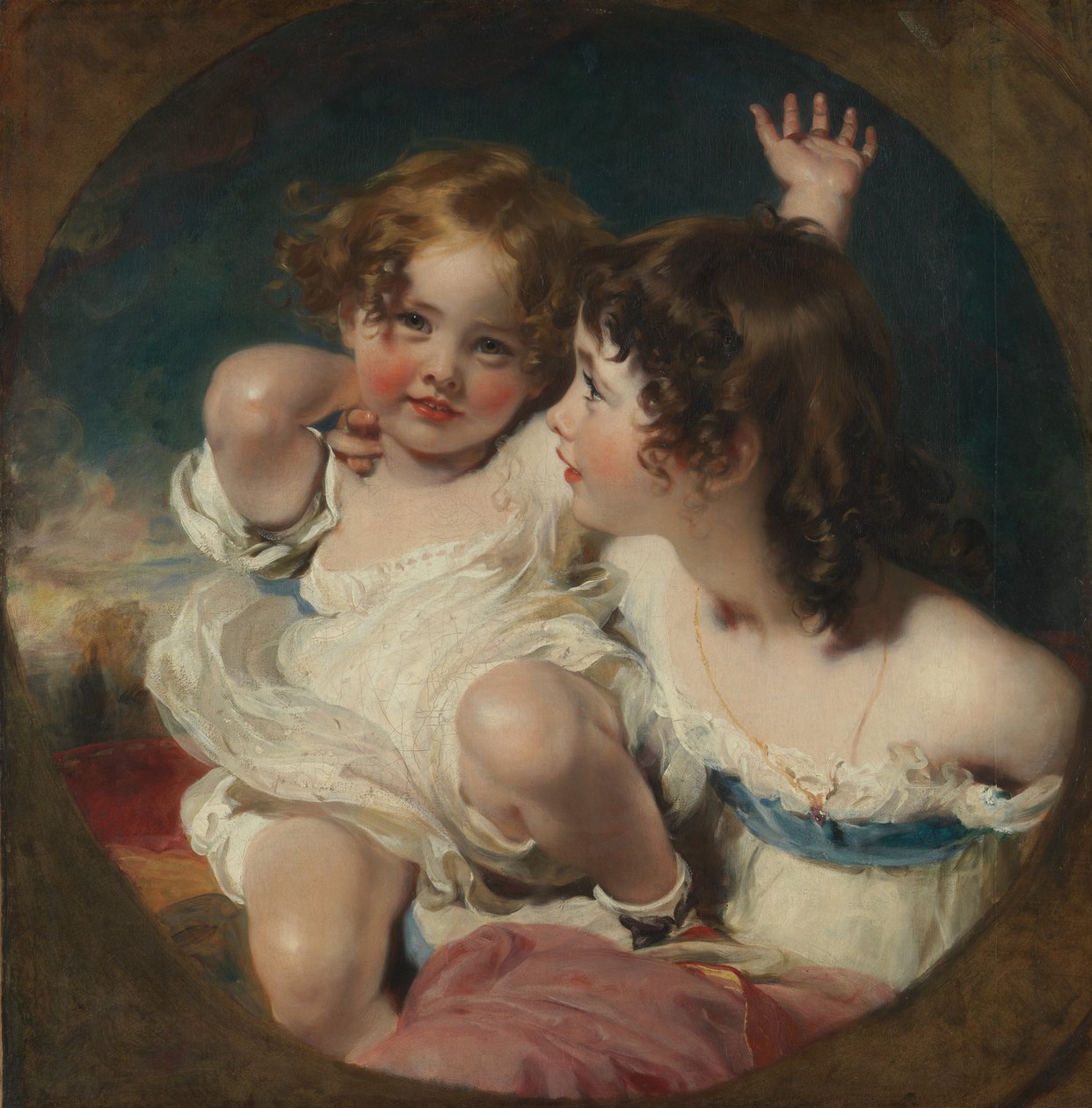 The Calmady Children (Emily, 1818–1906 ve Laura Anne, 1820–94), 1823 by Thomas Lawrence