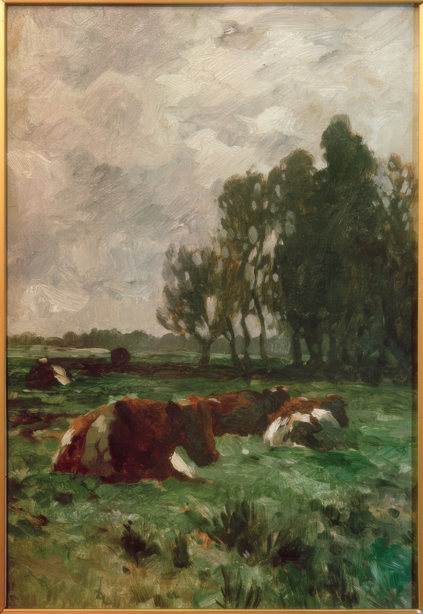Meradaki inekler by Thomas Ludwig Herbst