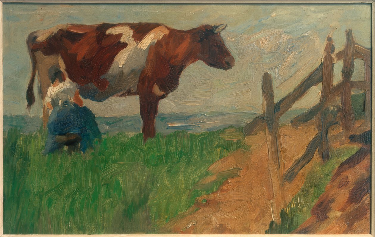 Sağım çiftçinin karısı by Thomas Ludwig Herbst