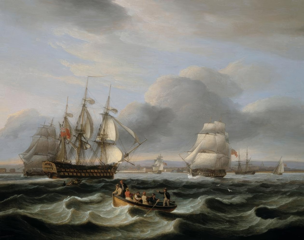 İngiliz Savaş Adamları ve Portsmouth Limanı