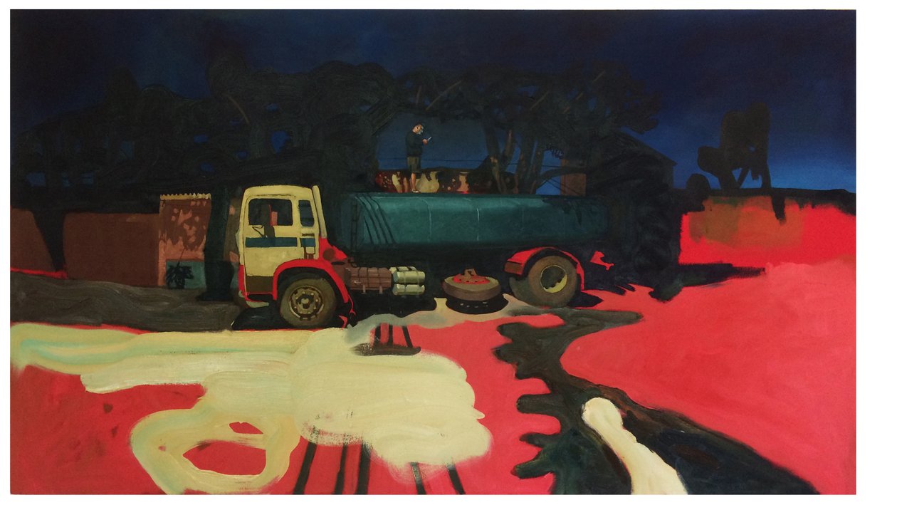 Bolivya Tankeri 2. boyama by Thomas MacGregor