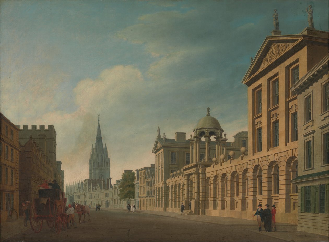 Yüksek Cadde, Oxford by Thomas Malton Jnr.