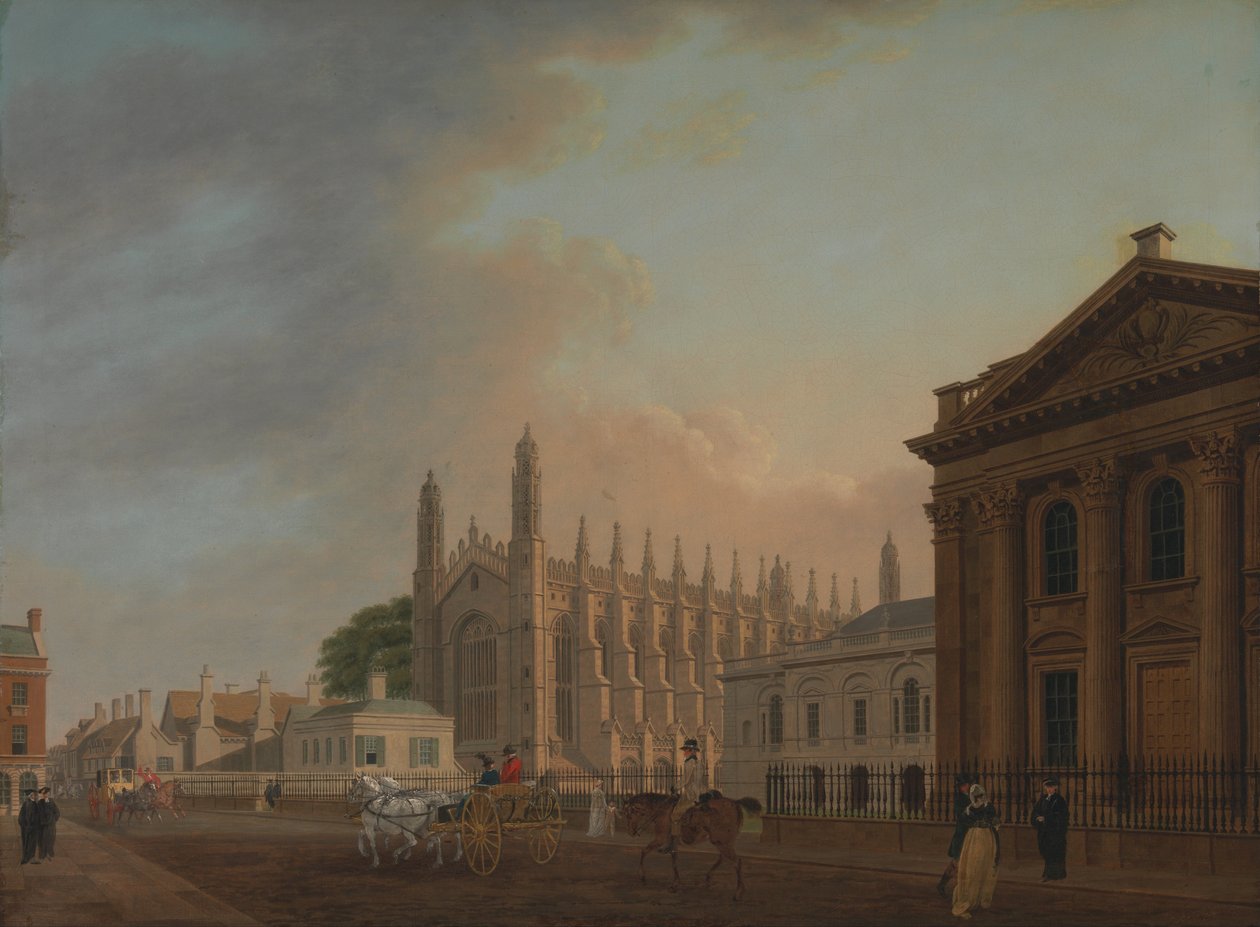 Krallar Geçit Töreni, Cambridge by Thomas Malton Jnr.
