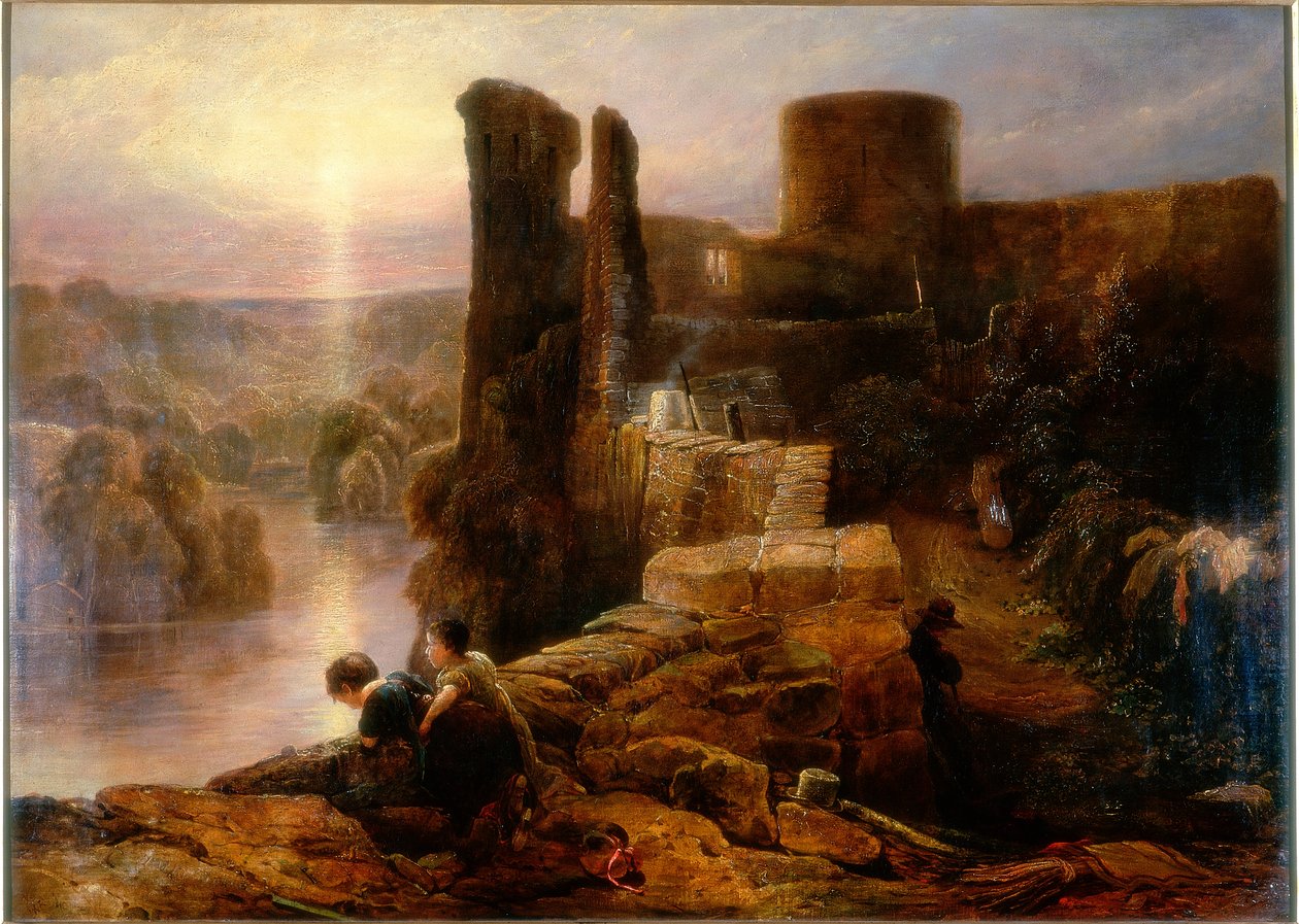 Barnard Kalesi, Durham Kontluğu, 1826 dolayları by Thomas Miles Richardson