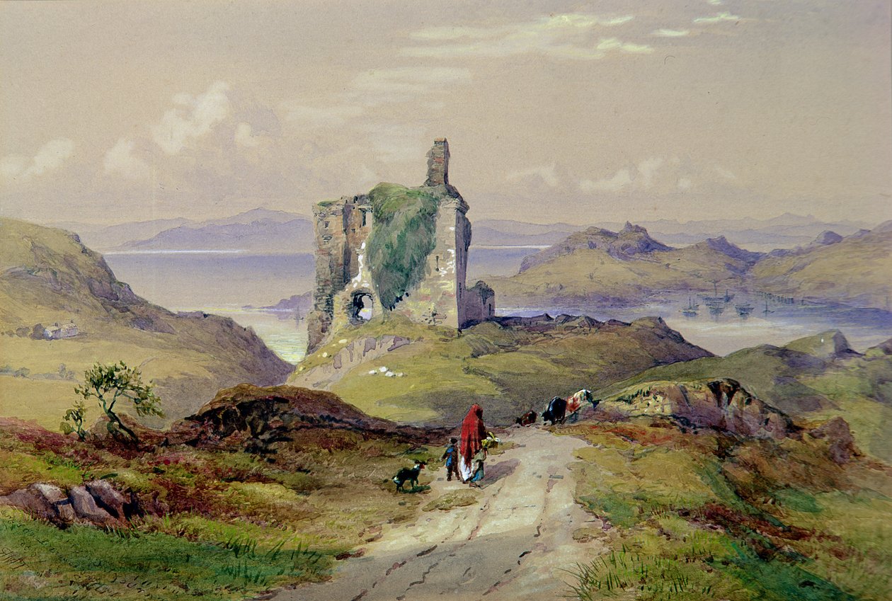 Tarbert Kalesi, Loch Fyne by Thomas Miles Richardson
