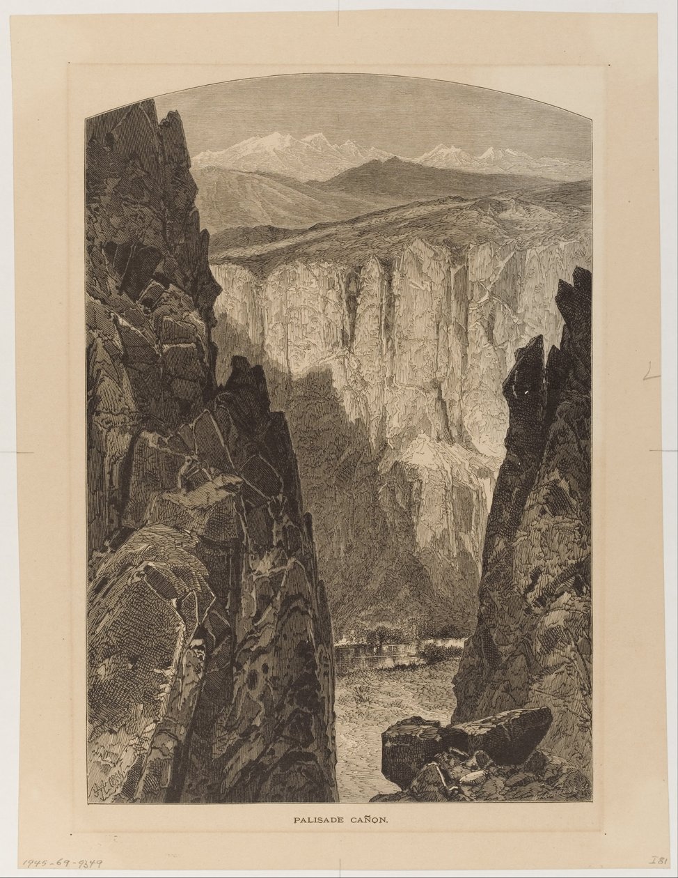 Palisade Ca- değil (sic) by Thomas Moran