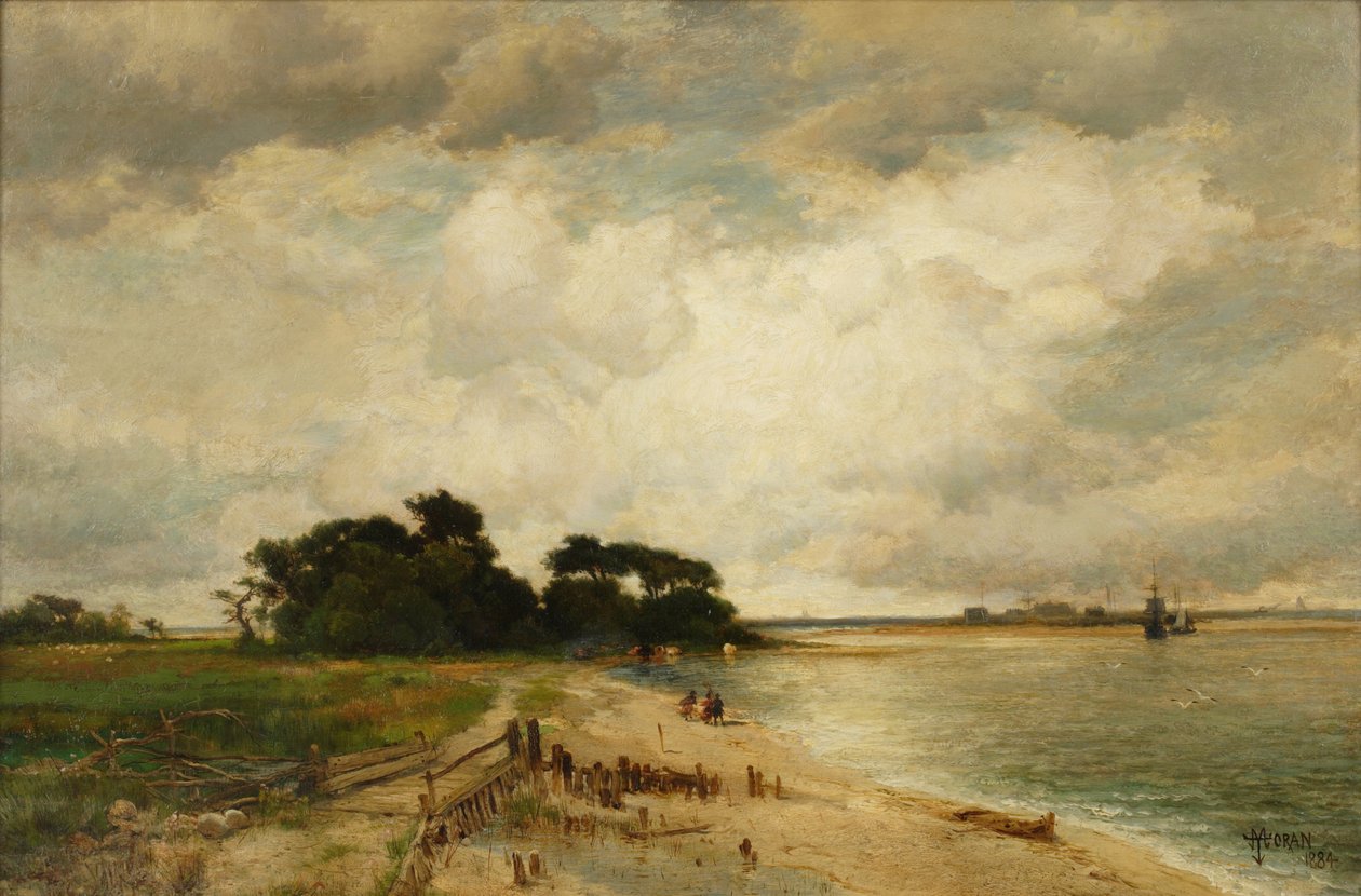 Three Mile Limanı, 1884 by Thomas Moran
