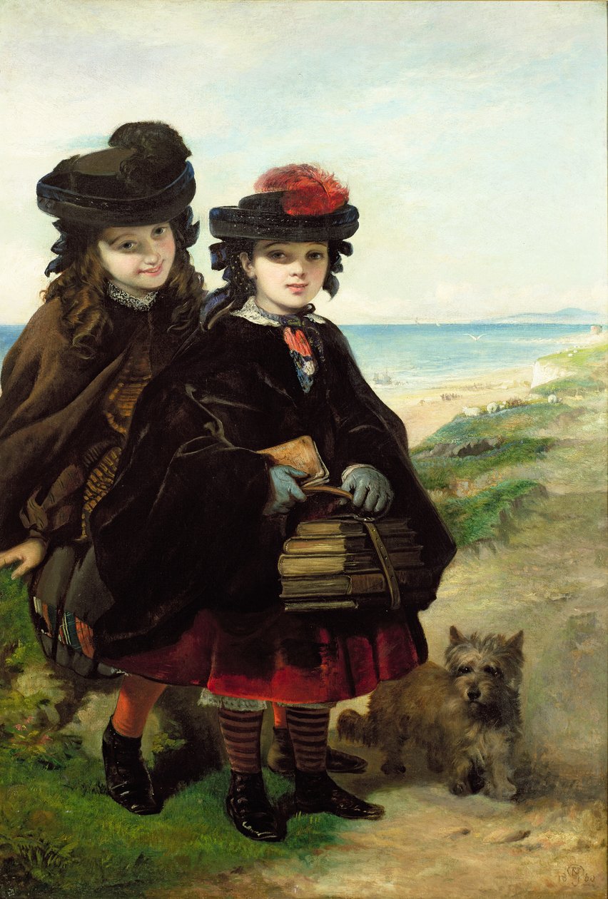 Okula Kapalı, 1860 (petrol) by Thomas Musgrave Joy