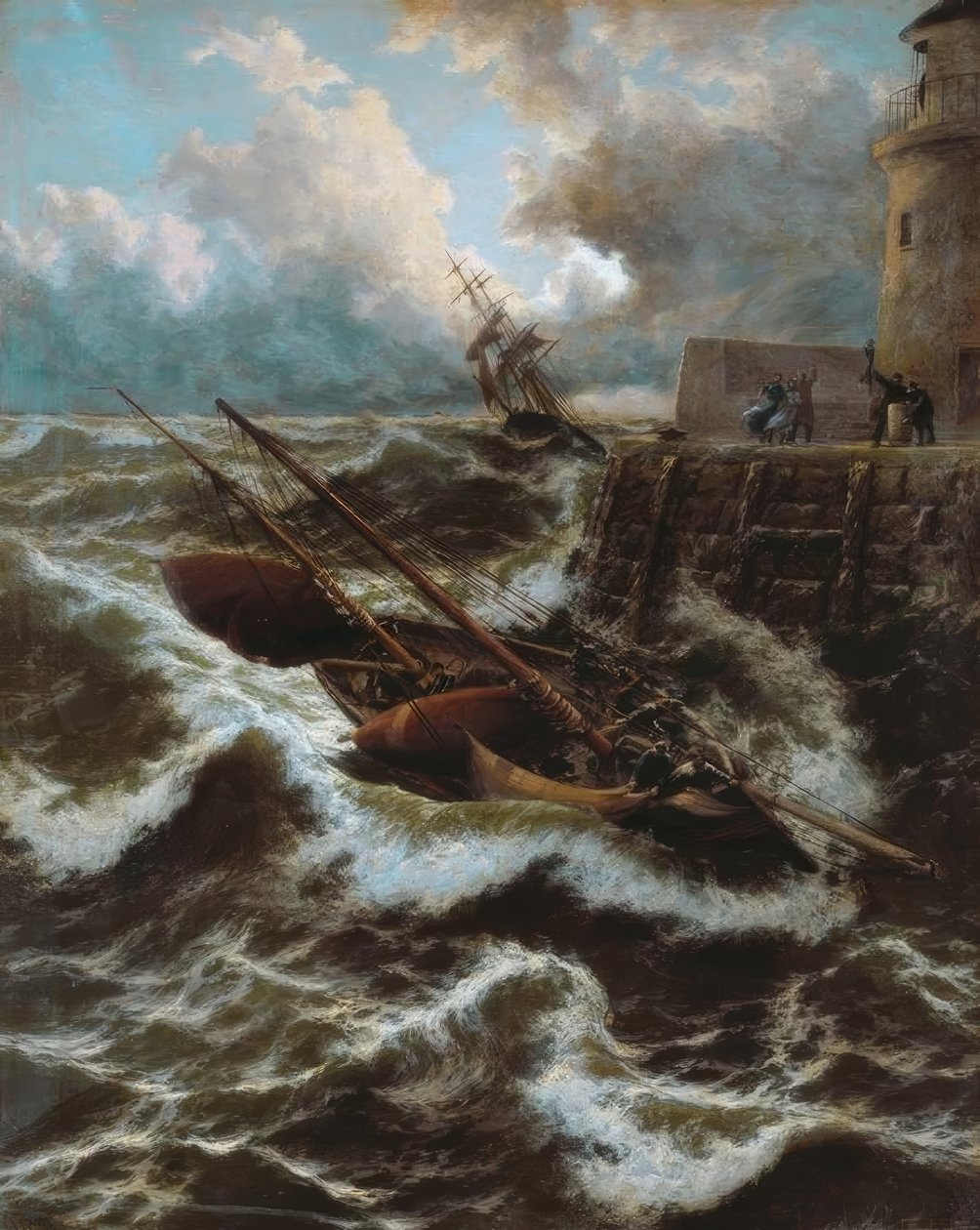 Fırtınalı Bir Gecenin Ardından by Thomas Rose Miles