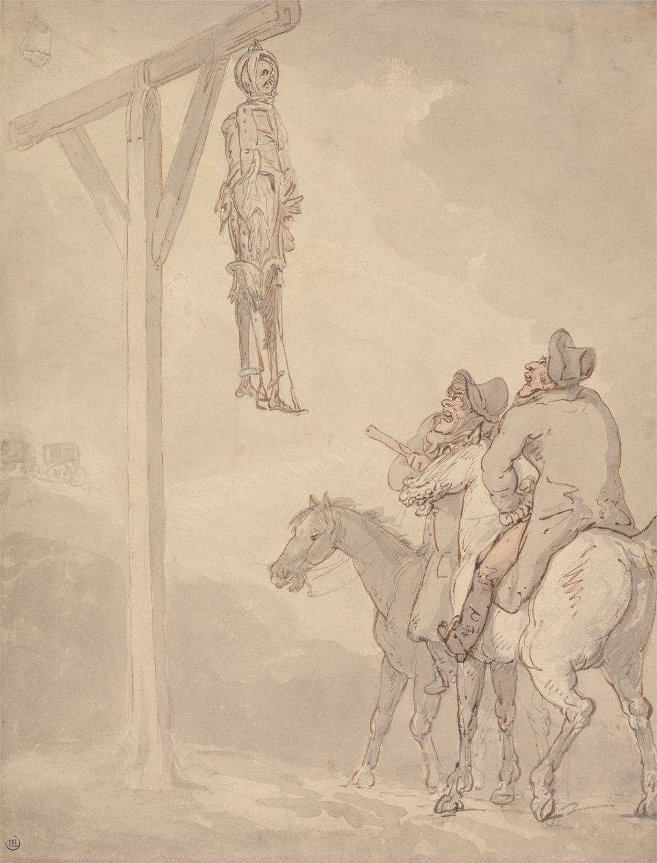 Bir Gibbet by Thomas Rowlandson