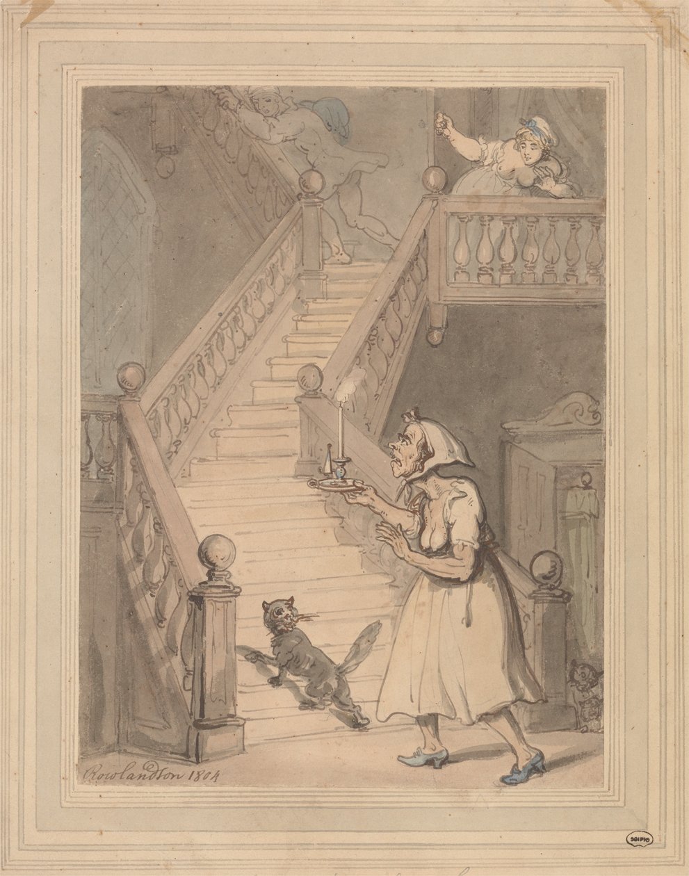 Ateş Kokan Kızlık Teyze by Thomas Rowlandson