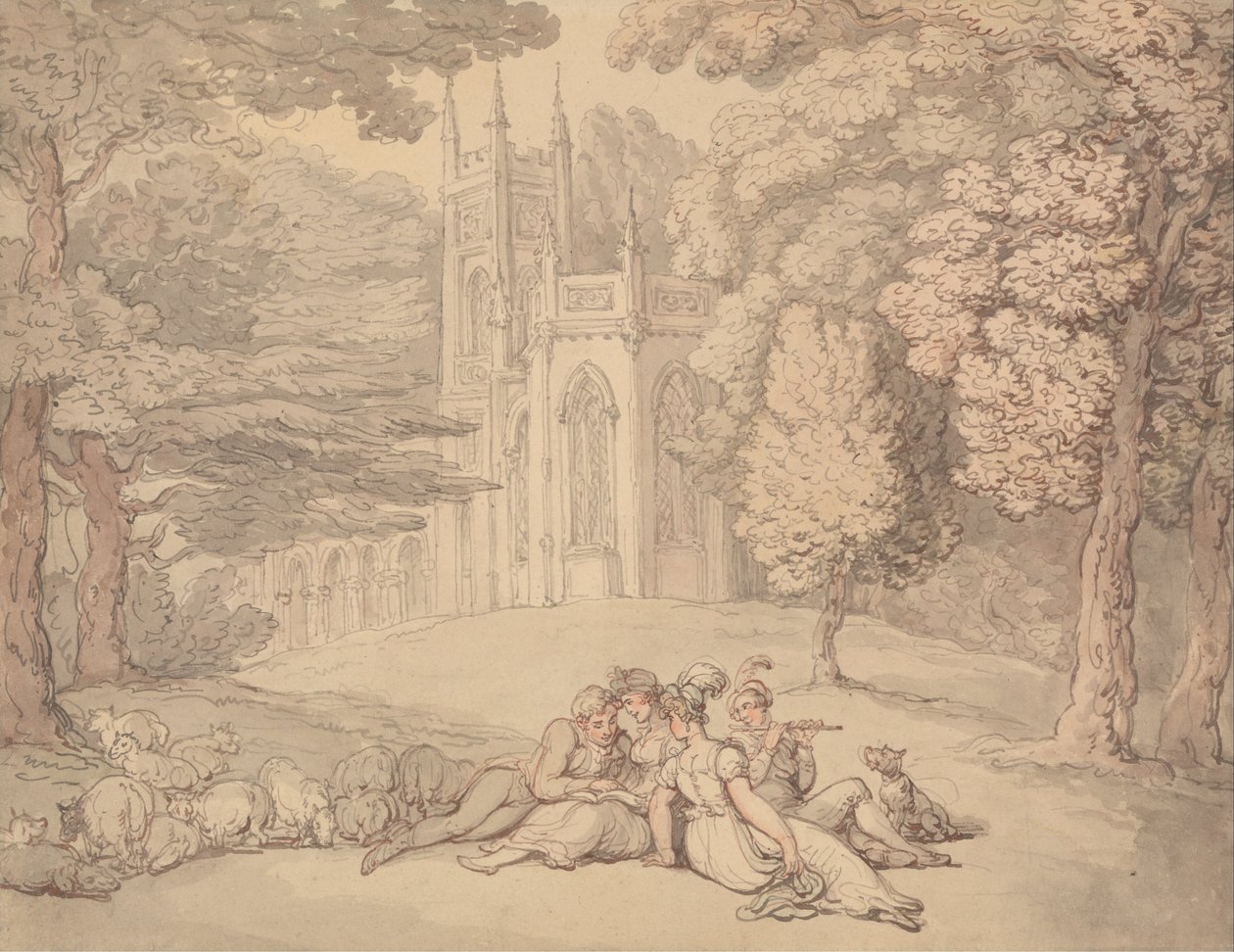 Bir Yaz İdil by Thomas Rowlandson