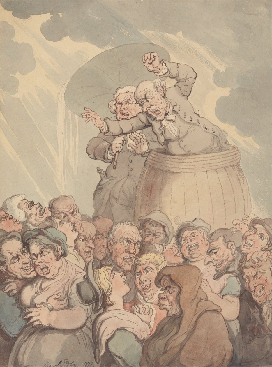 Küvet Pervanesi by Thomas Rowlandson