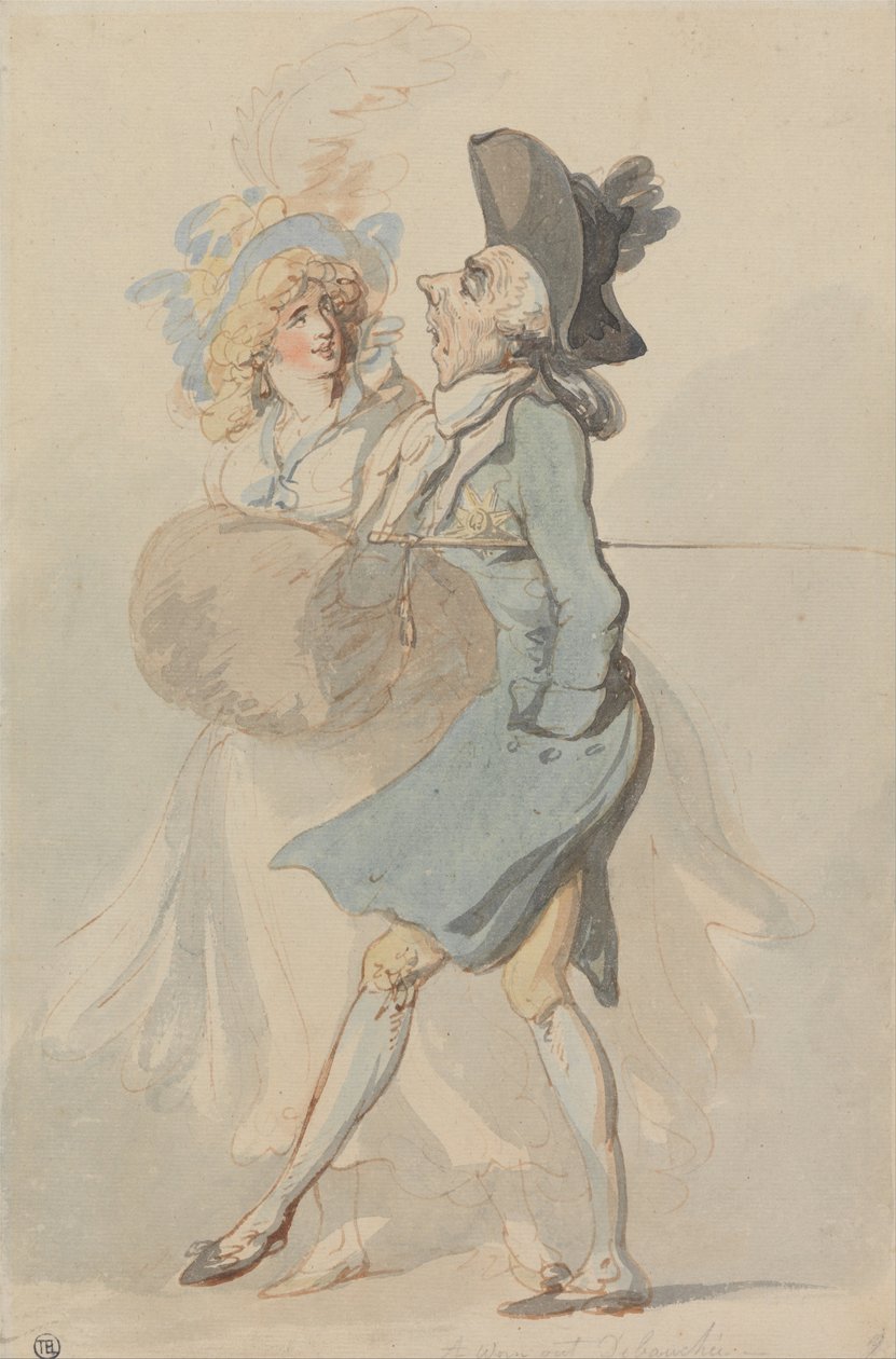 Yıpranmış Bir Debauchée by Thomas Rowlandson
