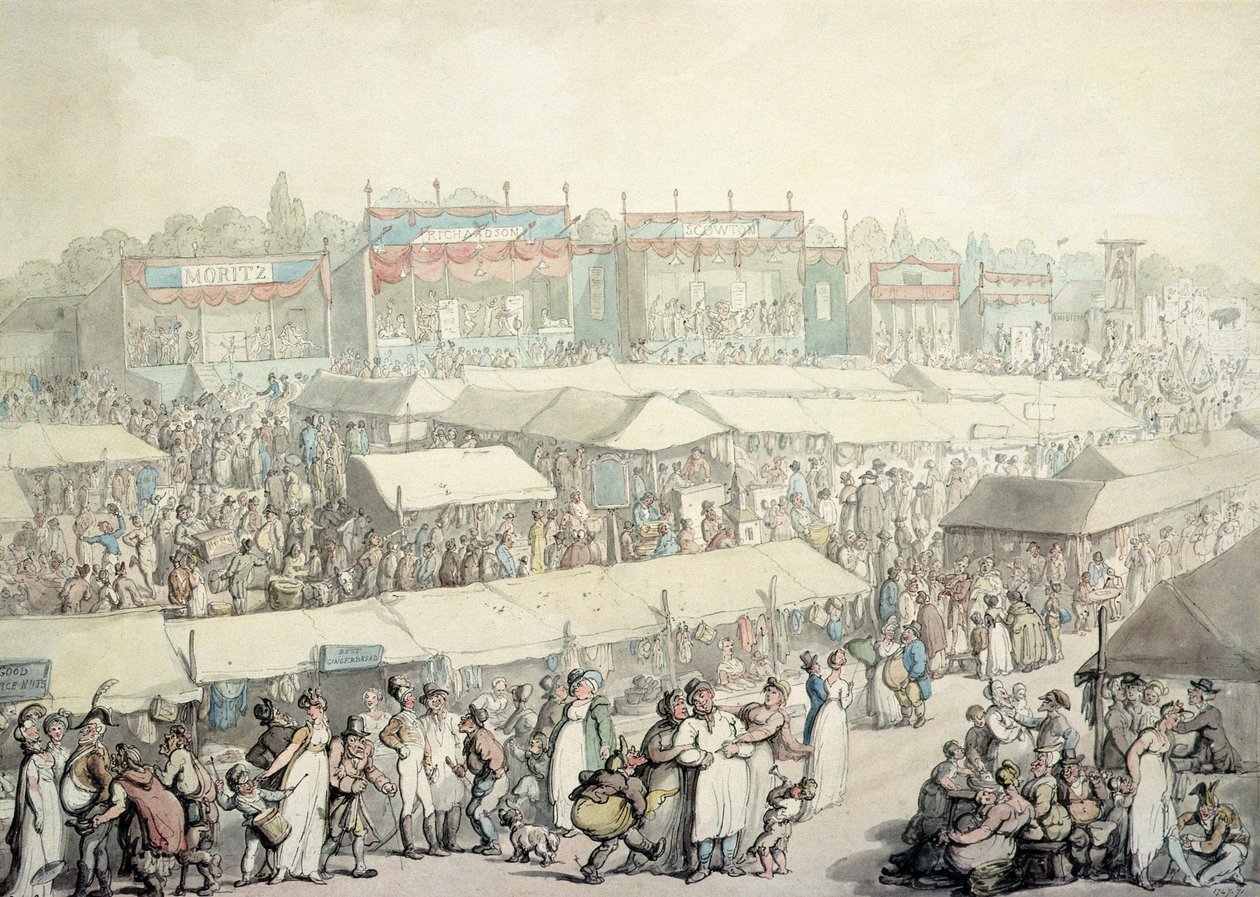 Brook Yeşil Fuarı by Thomas Rowlandson