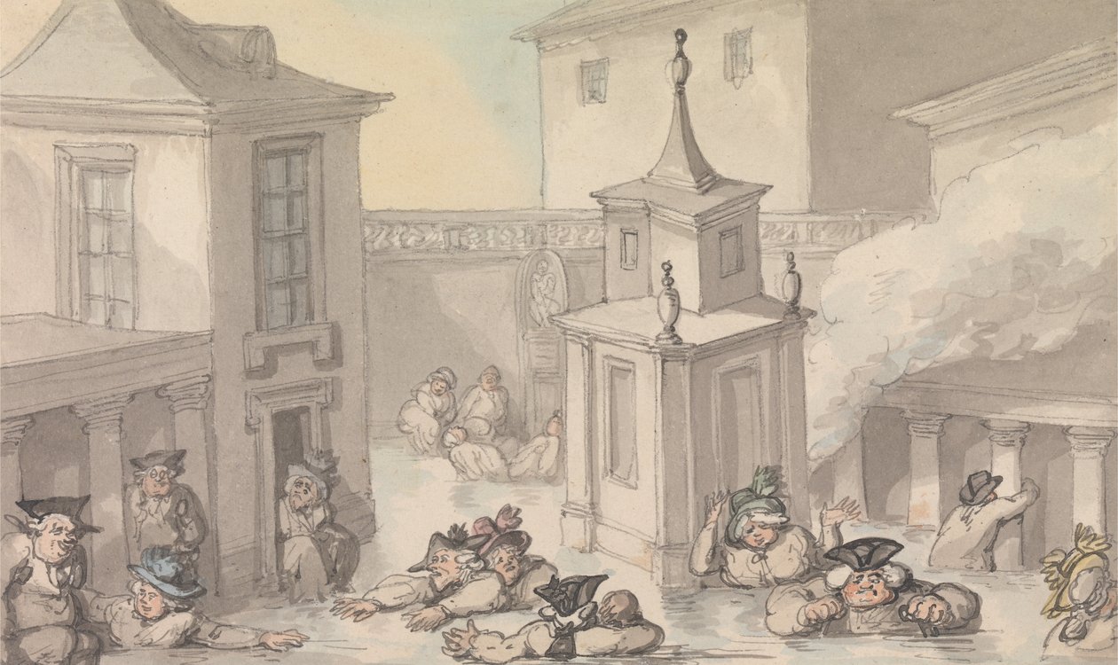 Banyo Konforu - Banyo by Thomas Rowlandson