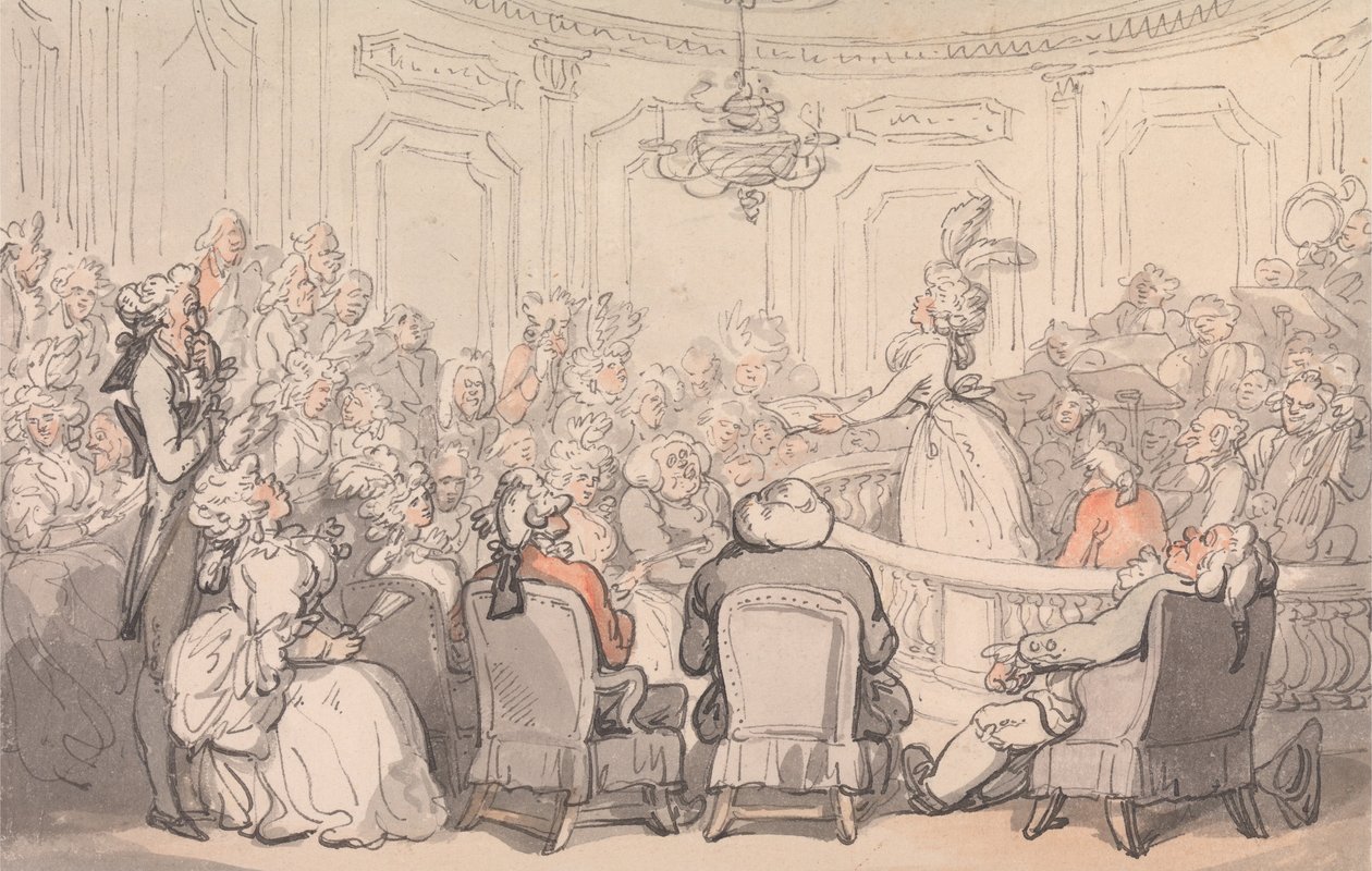 Banyo Konforu - Konser by Thomas Rowlandson