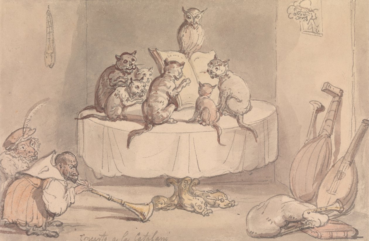 Katalanca Konser by Thomas Rowlandson