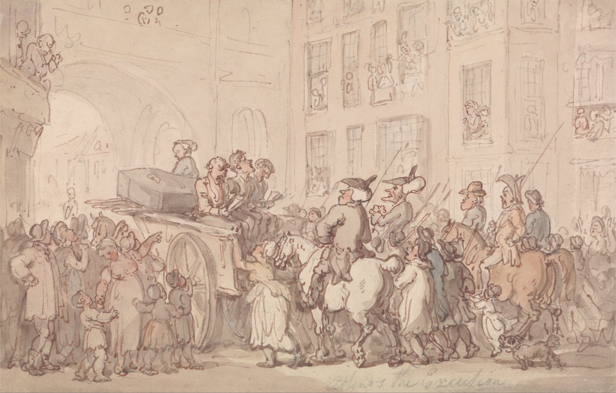 Dr. Sözdizimi Yürütmeye Katılıyor by Thomas Rowlandson