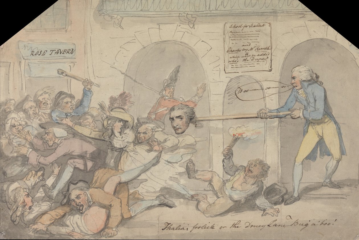 Drury Lane. Skandal Okulu by Thomas Rowlandson