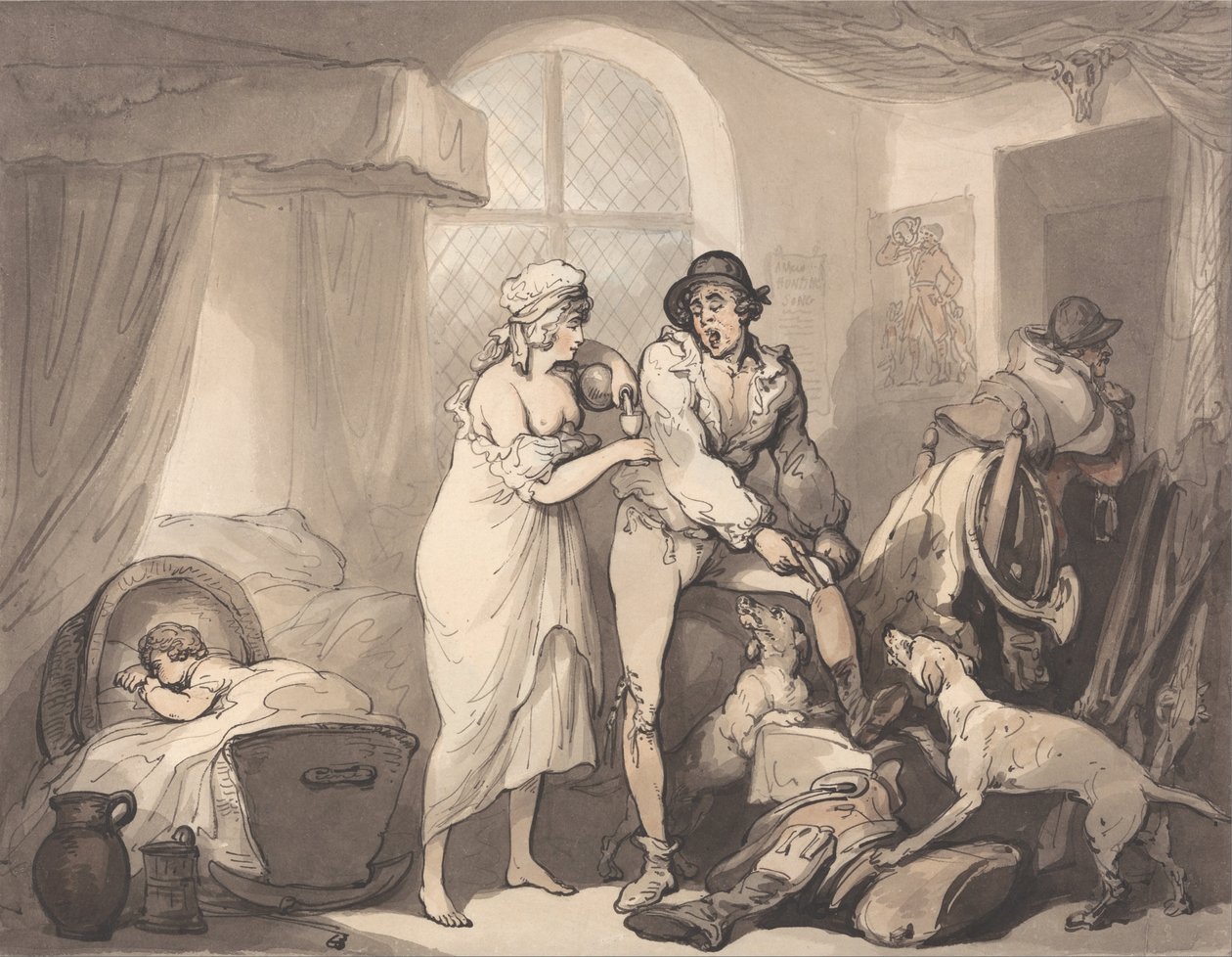 Ülkede dört saat by Thomas Rowlandson