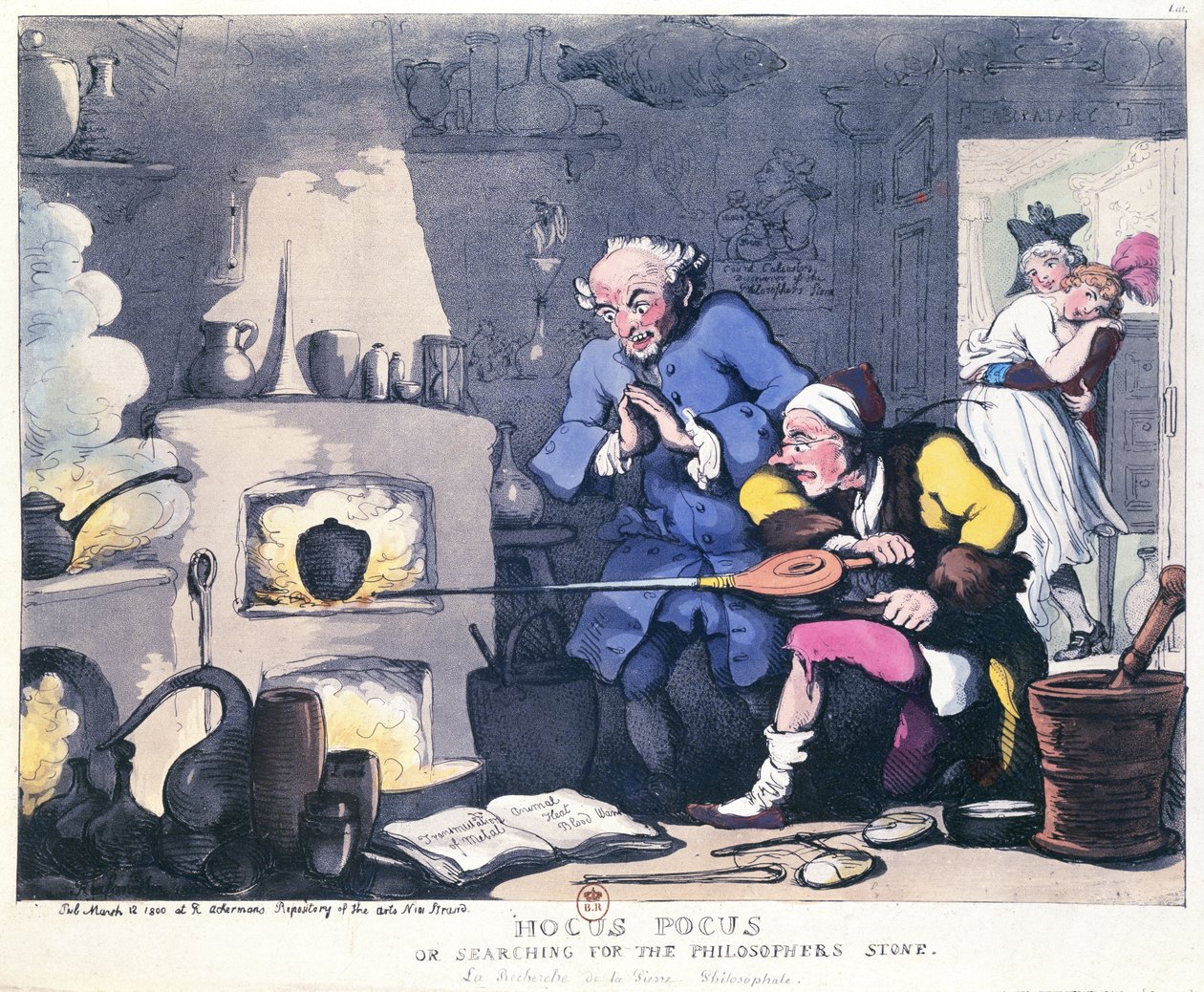 Hokus Pokus veya Felsefe Taşını Aramak, Mart 1800