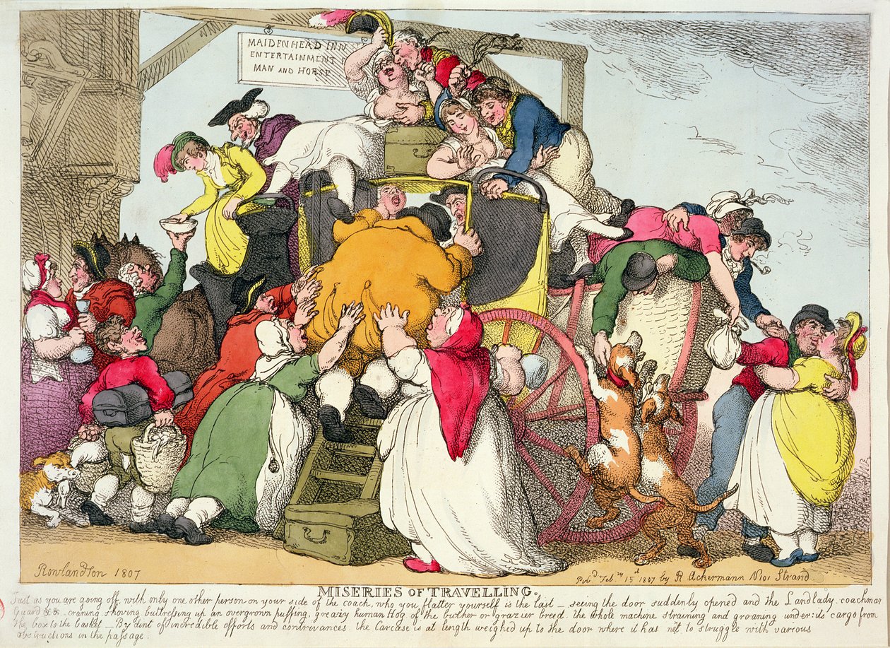 Seyahat Sefaletleri, 1807 by Thomas Rowlandson