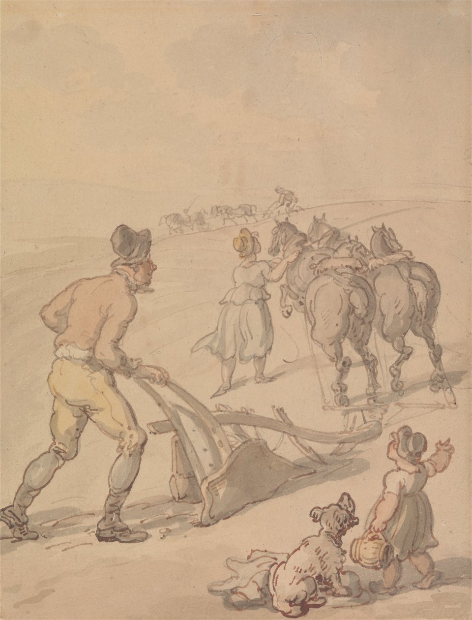 çiftçilik by Thomas Rowlandson