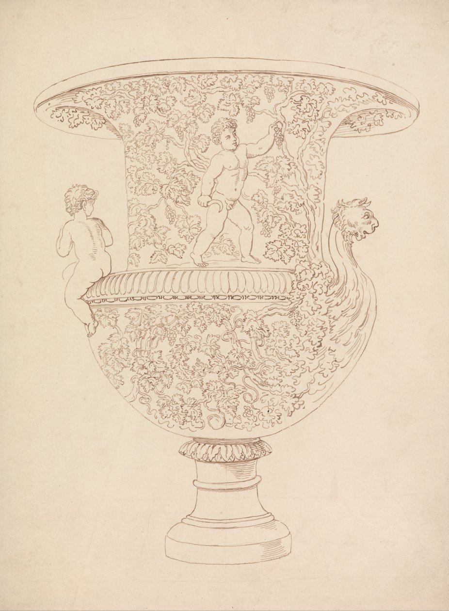 Vazo Çalışması by Thomas Rowlandson