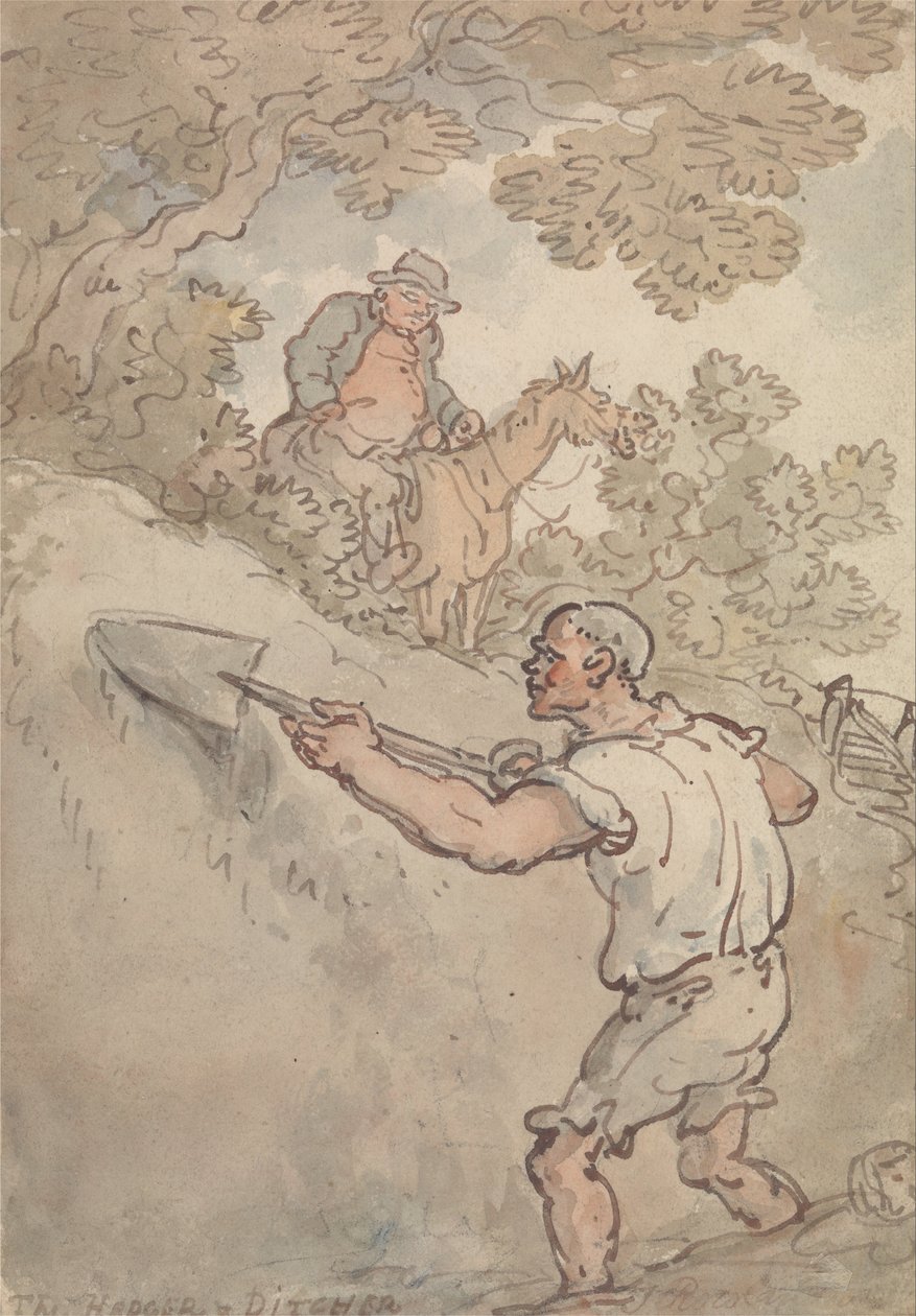 Hedger ve Hedcher by Thomas Rowlandson
