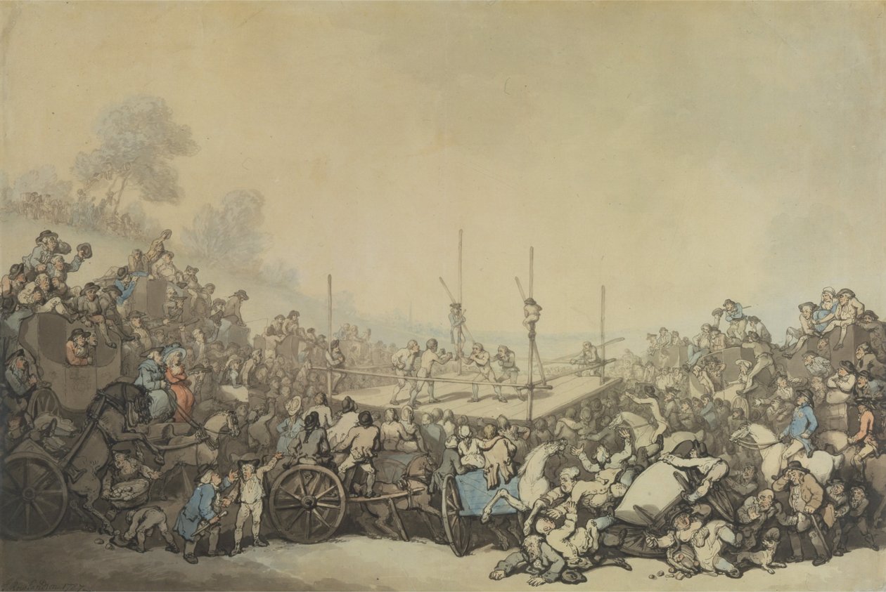 Ödül Dövüşü by Thomas Rowlandson