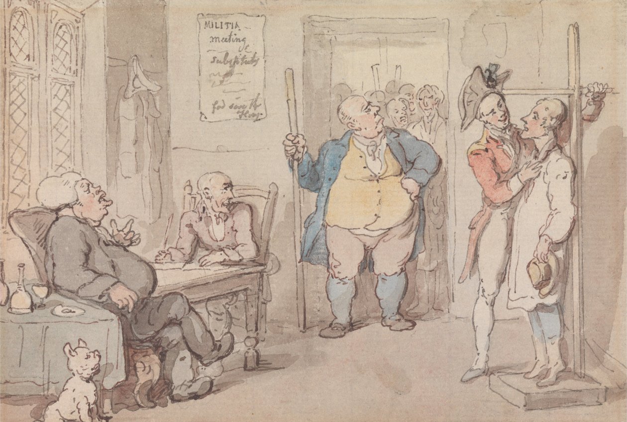 İşe Alım Görevlisi by Thomas Rowlandson