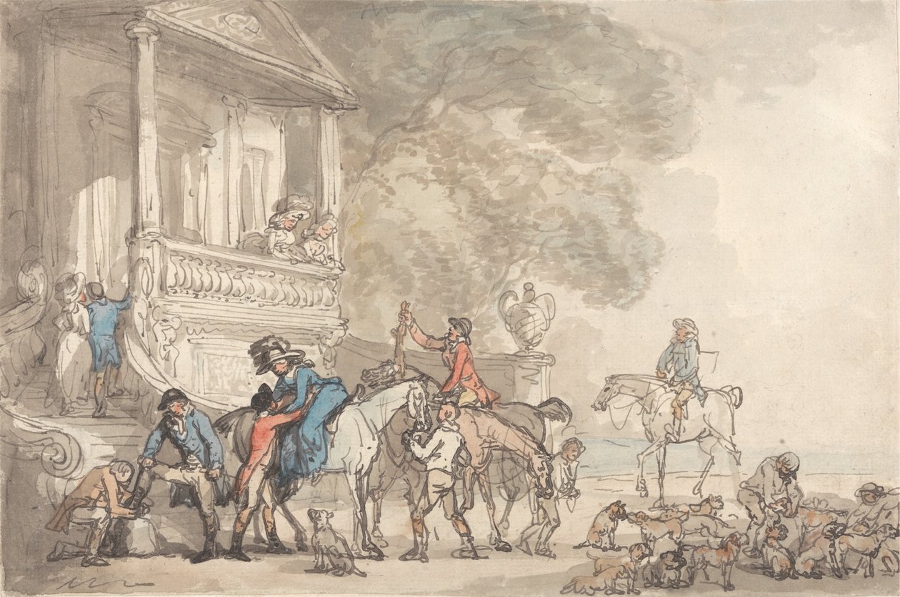 Avdan Dönüş by Thomas Rowlandson