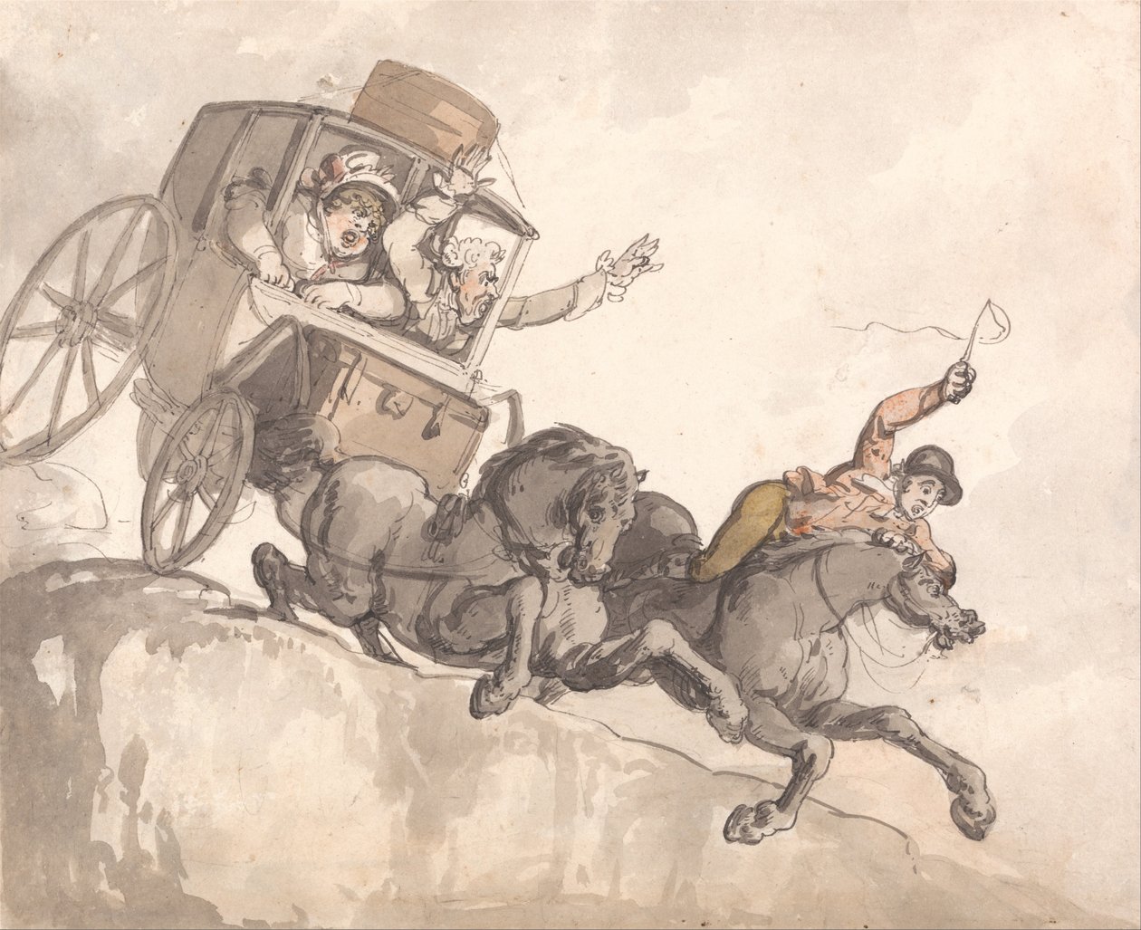 Kaçak Koç by Thomas Rowlandson