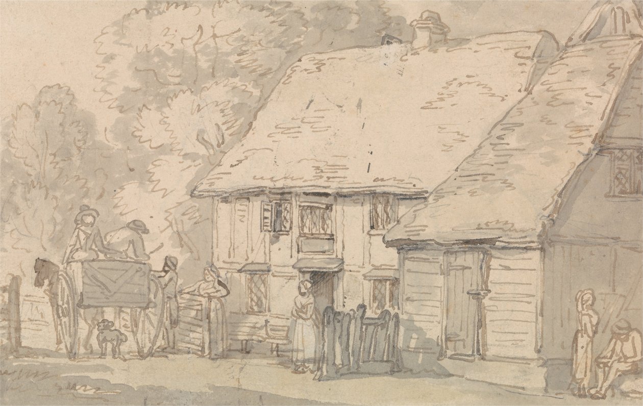 Toll-Gate by Thomas Rowlandson