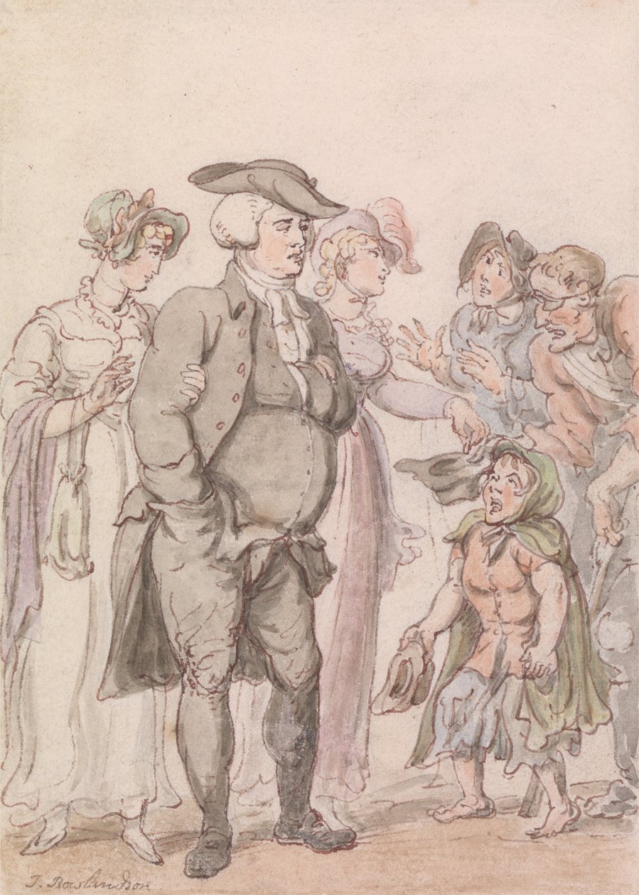 Wakefield Papazı - Frontispiece by Thomas Rowlandson