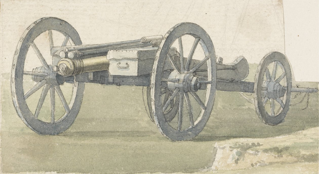 Tabanca, c.1747 (kağıt üzerinde wc ile kalem ve mürekkep) by Thomas Sandby
