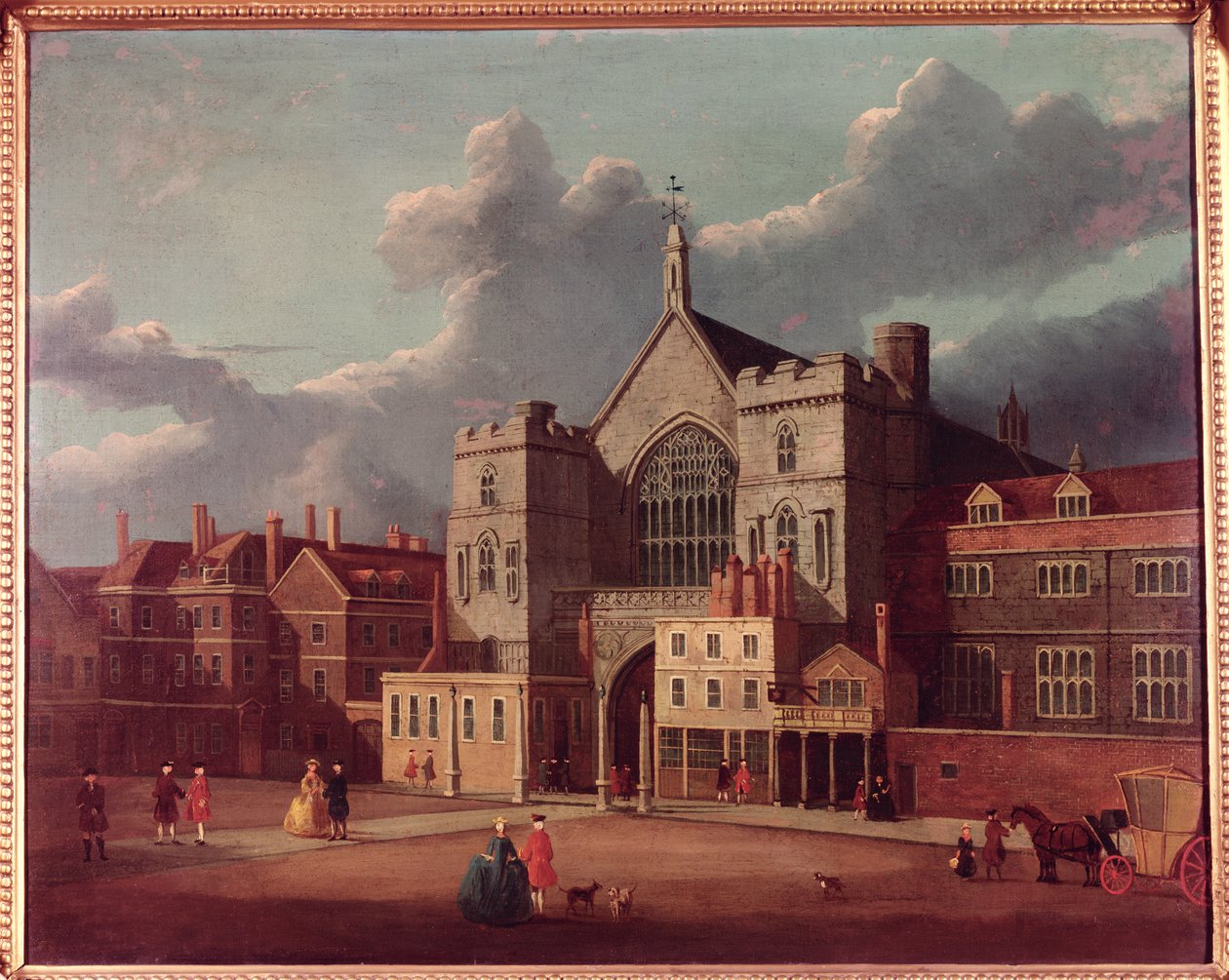 Westminster Salonu ve Yeni Saray Bahçesi by Thomas Sandby