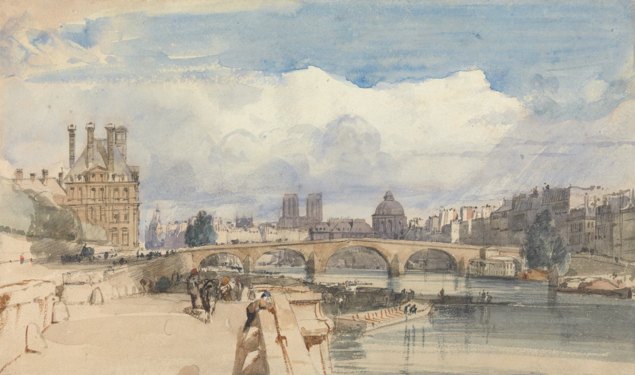 Pont Royal, Paris by Thomas Shotter Boys