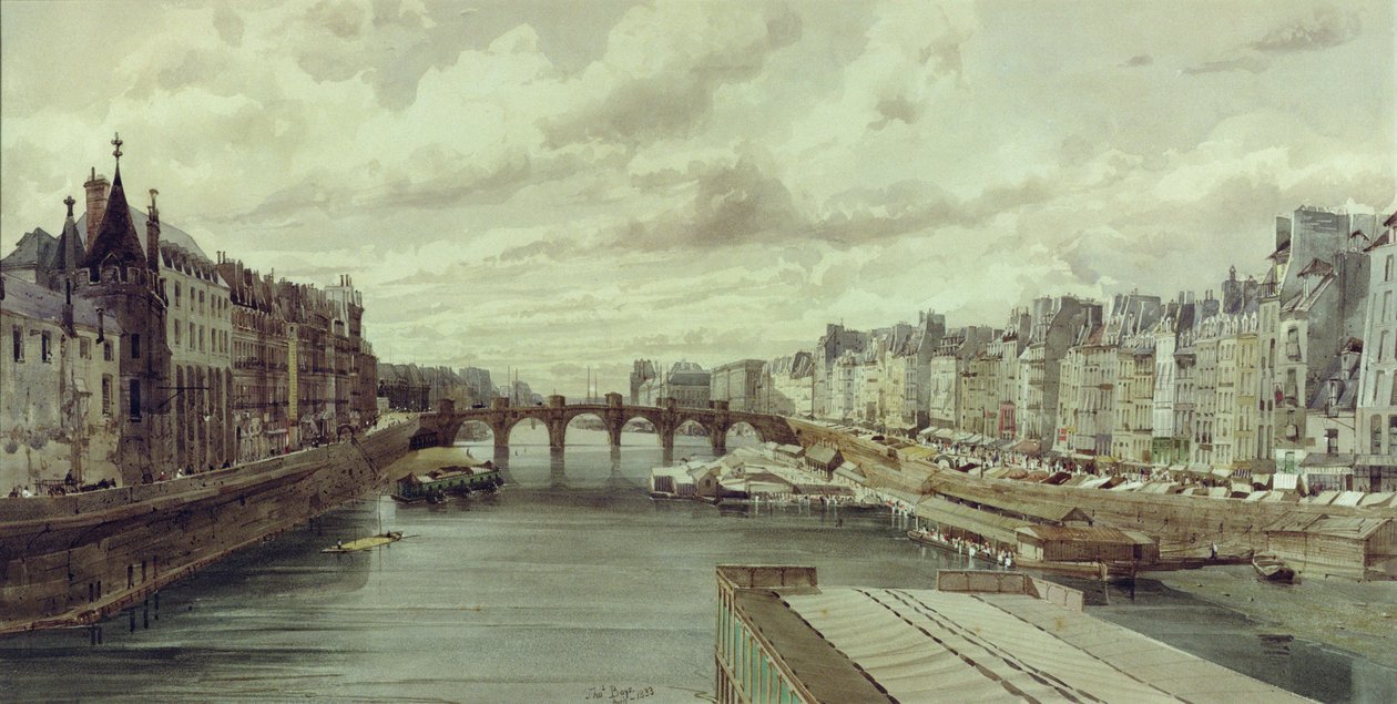 Pont Neuf, Paris by Thomas Shotter Boys