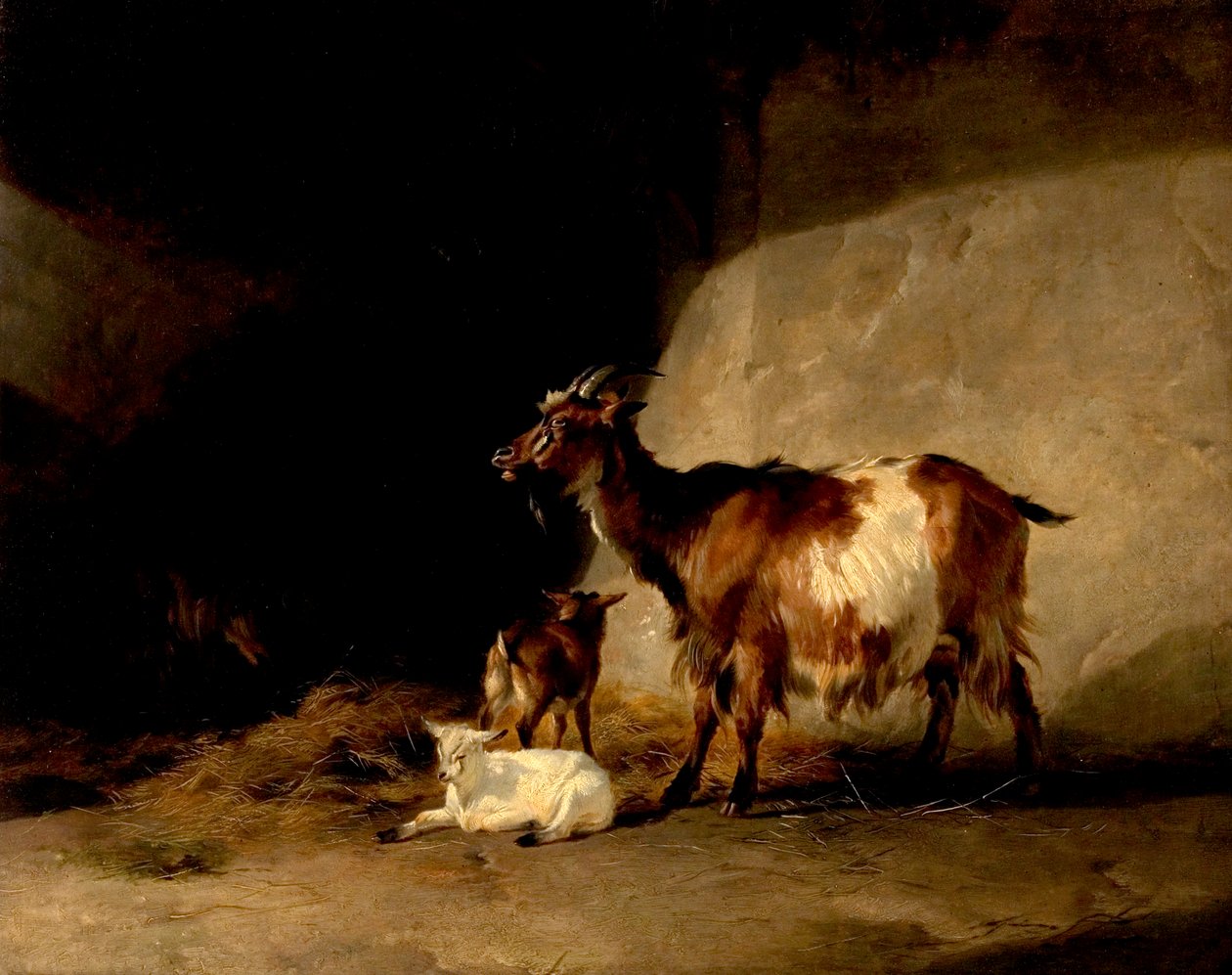 Dağ Koyunu (Sabah Sisi Temizleniyor), 1846 by Thomas Sidney Cooper