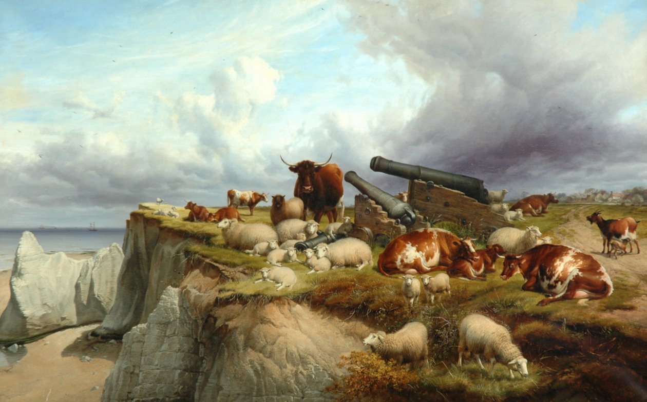 Barış ve Savaş, 1888 by Thomas Sidney Cooper