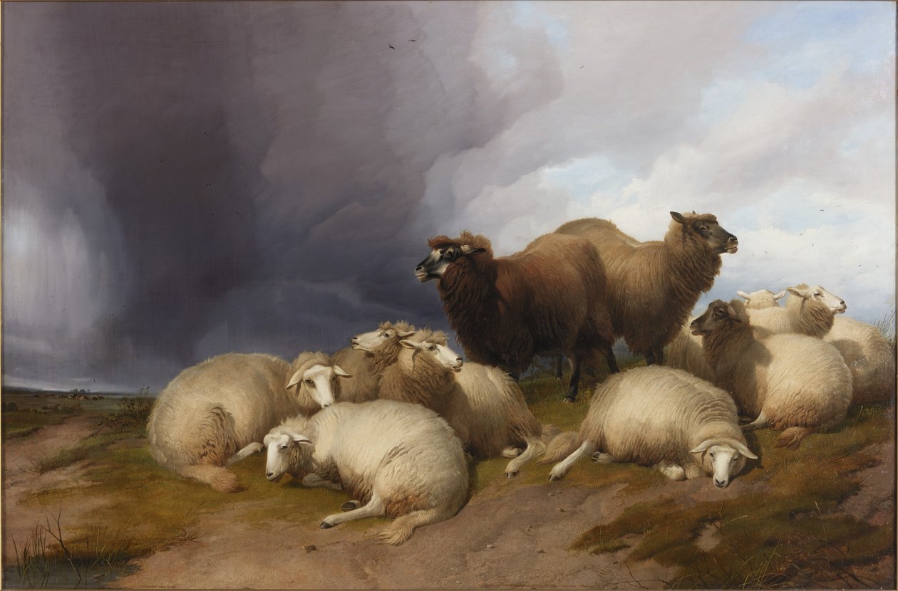 The Approaching Storm  by Thomas Sidney Cooper