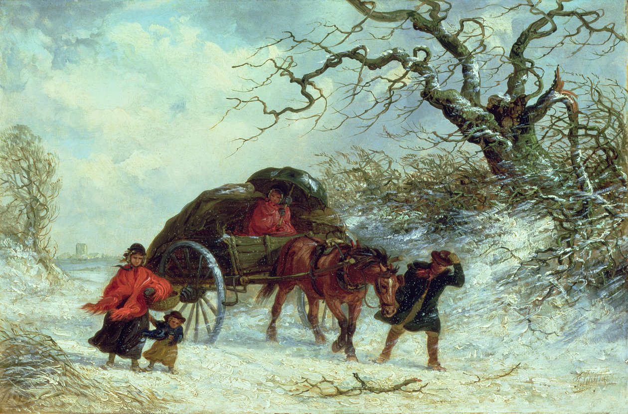 Taşıyıcılar Arabası - Kış by Thomas Smythe