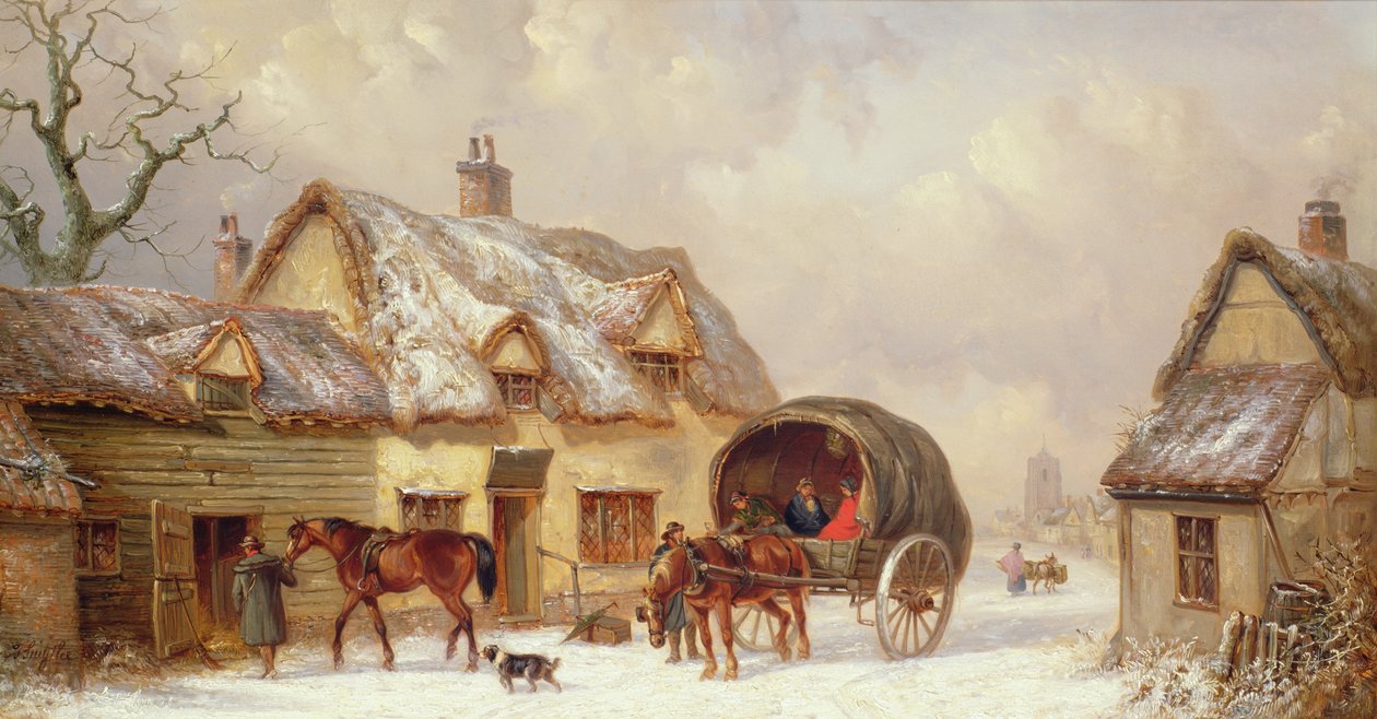 kış sahnesi by Thomas Smythe