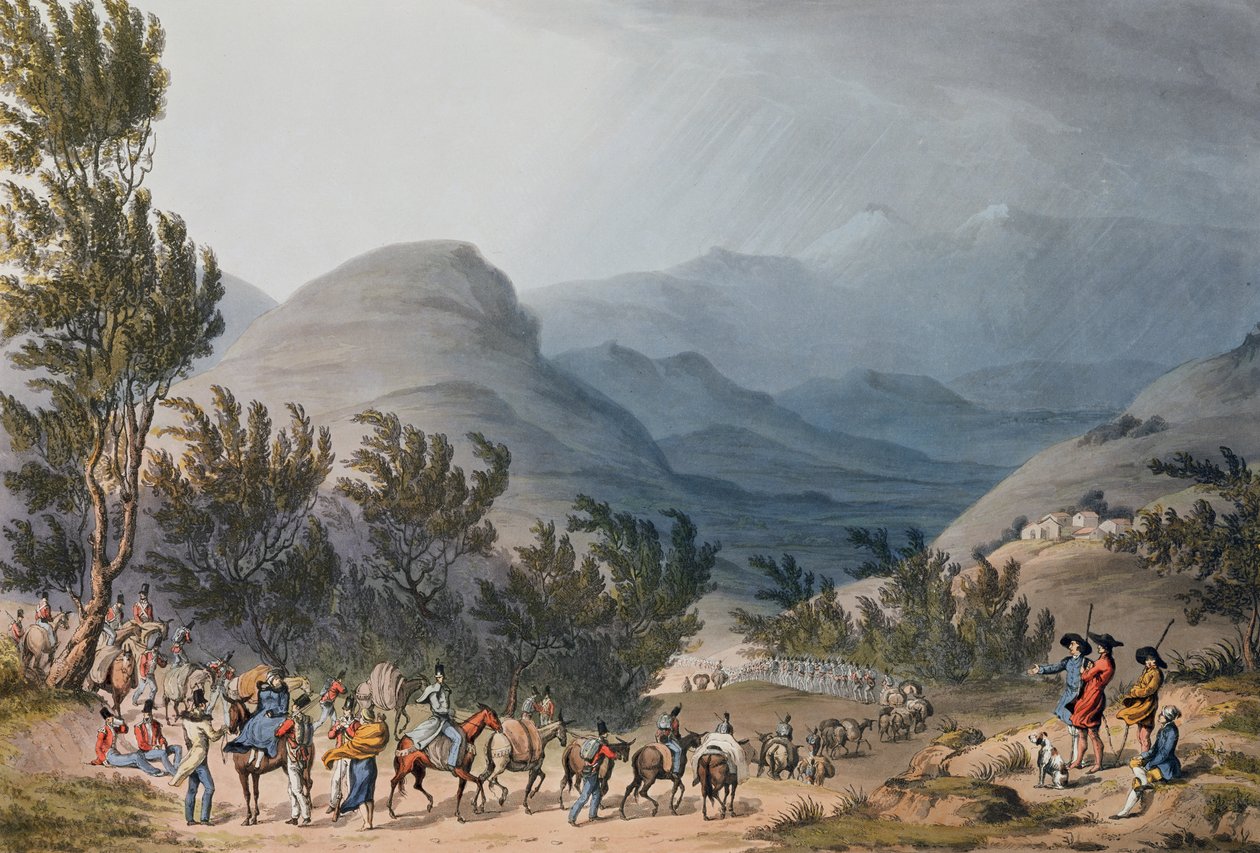 Serra de Estrella veya De Neve, C. Turner tarafından oyulmuş, 16 Mayıs 1811 by Thomas Staunton St. Clair