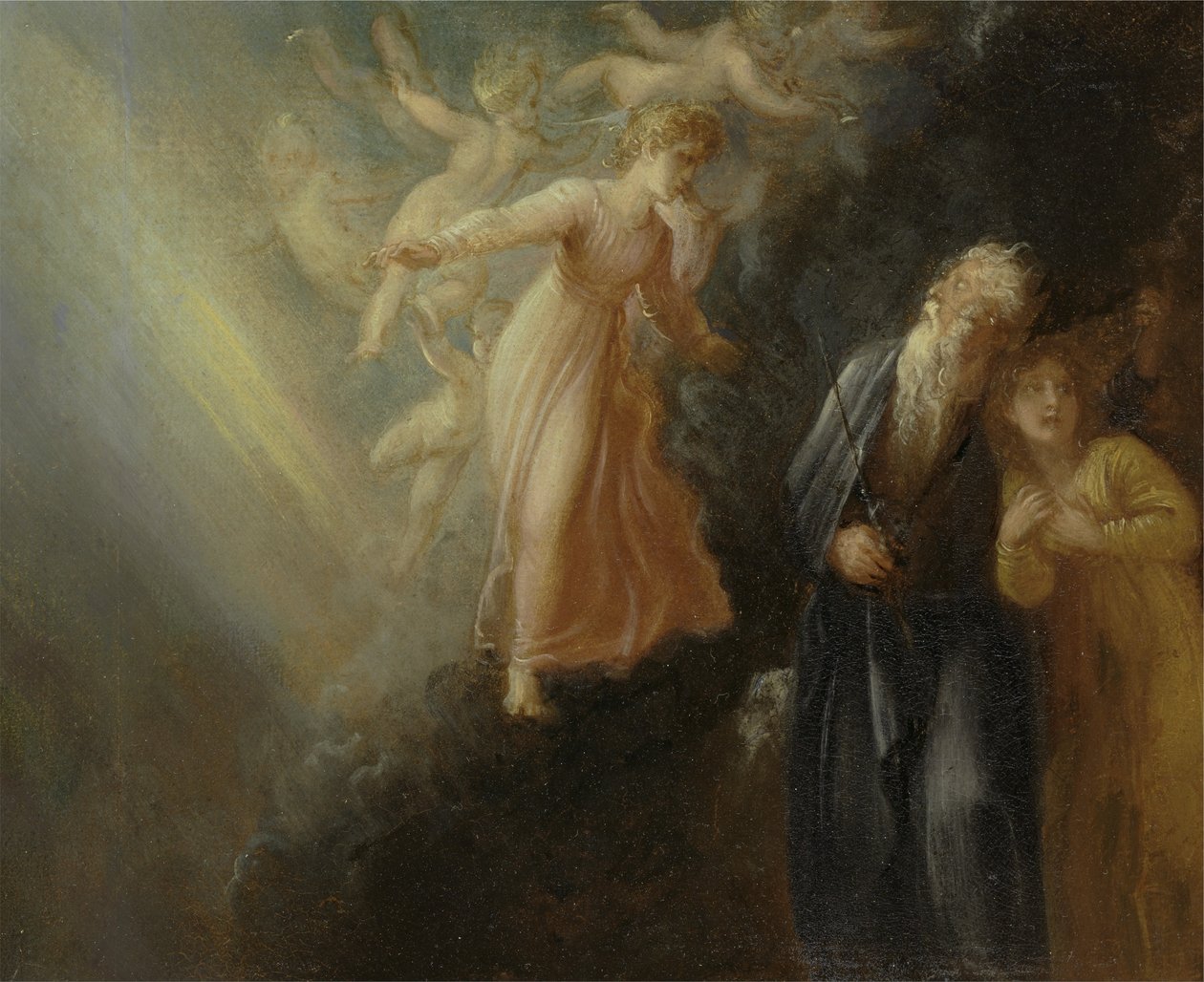 Prospero, Miranda ve Ariel, Fırtına, Perde I, sahne ii