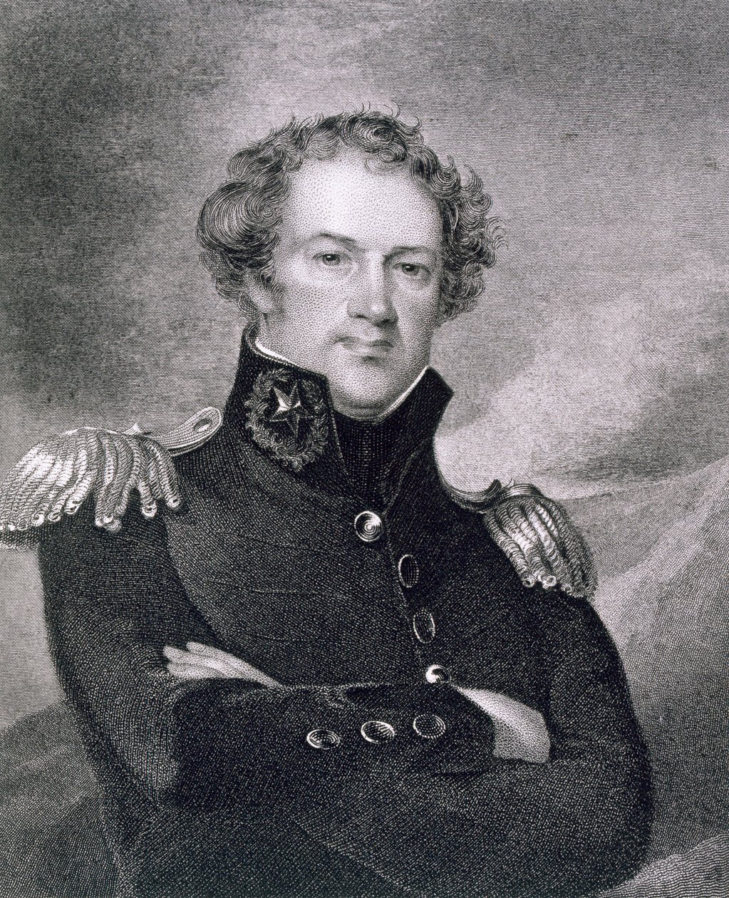 James Barton Longacre (1794-1869) tarafından oyulmuş Tümgeneral Alexander Macomb (1782-1842) by Thomas Sully